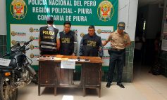 Piura: Sujetos a bordo de motocicleta portaban balas para armas de fuego