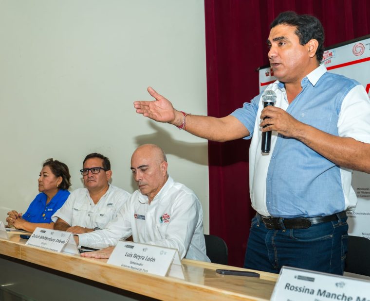 Gobierno Regional y Ejecutivo fijan fecha para el otorgamiento de la buena pro del Megaproyecto de Agua en Piura