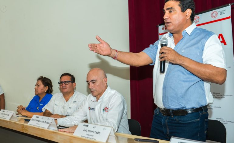 Gobierno Regional y Ejecutivo fijan fecha para el otorgamiento de la buena pro del Megaproyecto de Agua en Piura