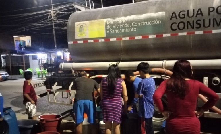 Piura: Bajo caudal en canal Daniel Escobar provoca restricción de agua potable