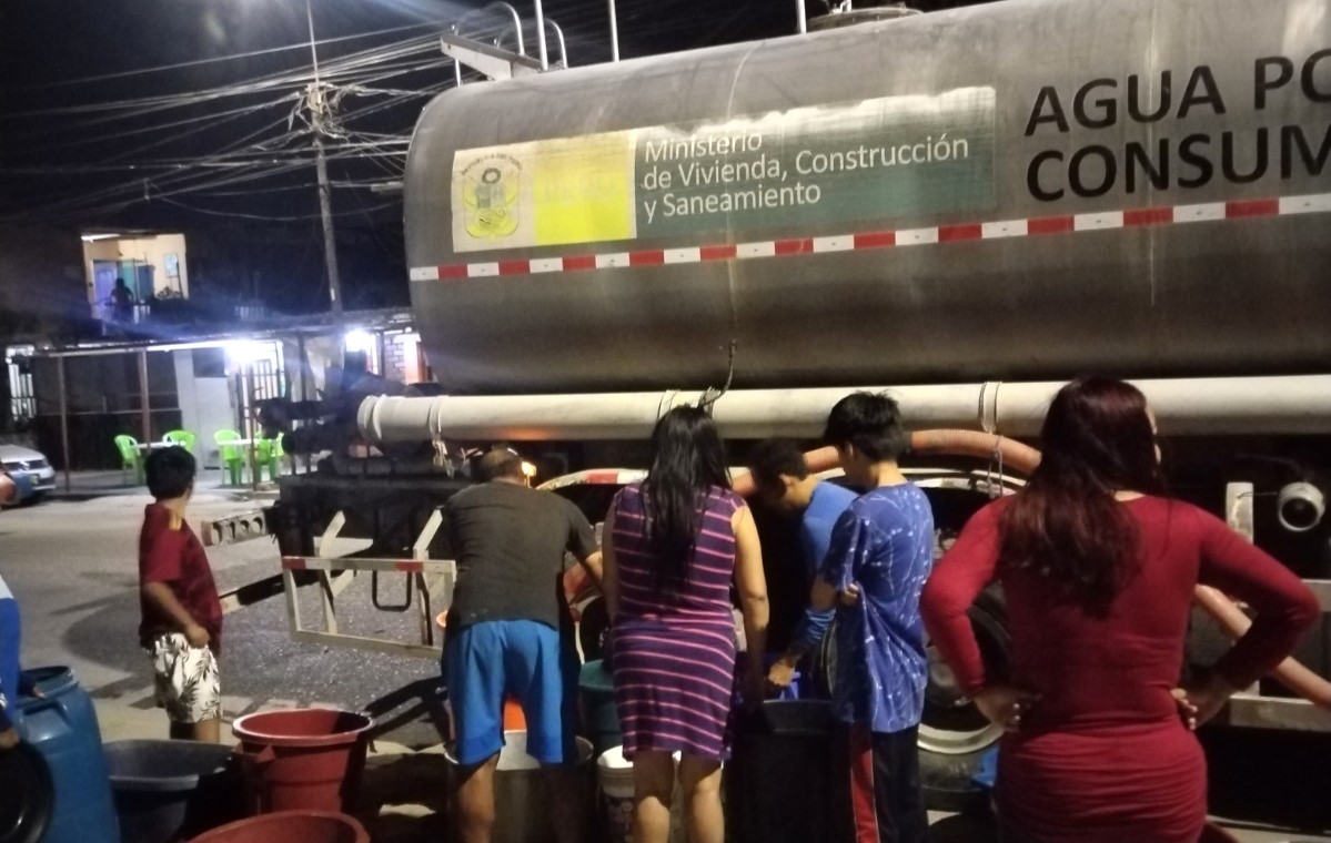Piura: Bajo caudal en canal Daniel Escobar provoca restricción de agua potable