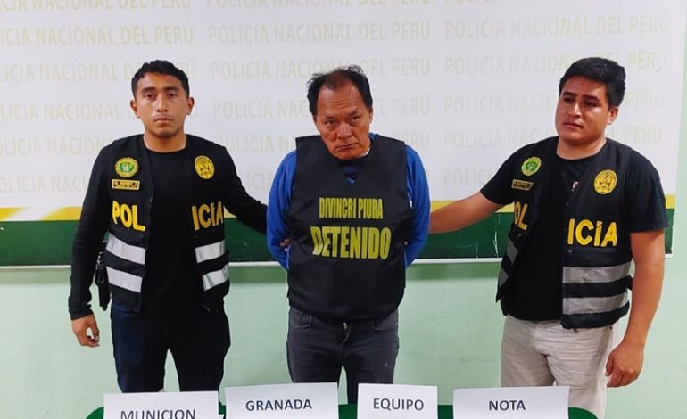 Piura: Detienen a presunto integrante de banda criminal «Los Bolongos» en Sullana