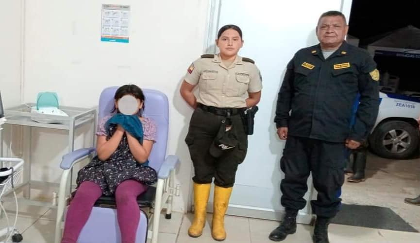 Menor reportada como desaparecida en Huancabamba fue hallada en Ecuador