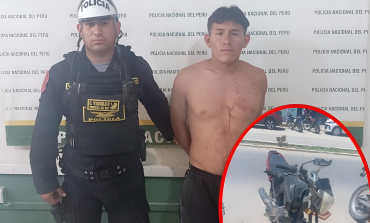 Castilla: Policía interviene a sujeto y recupera motocicleta robada