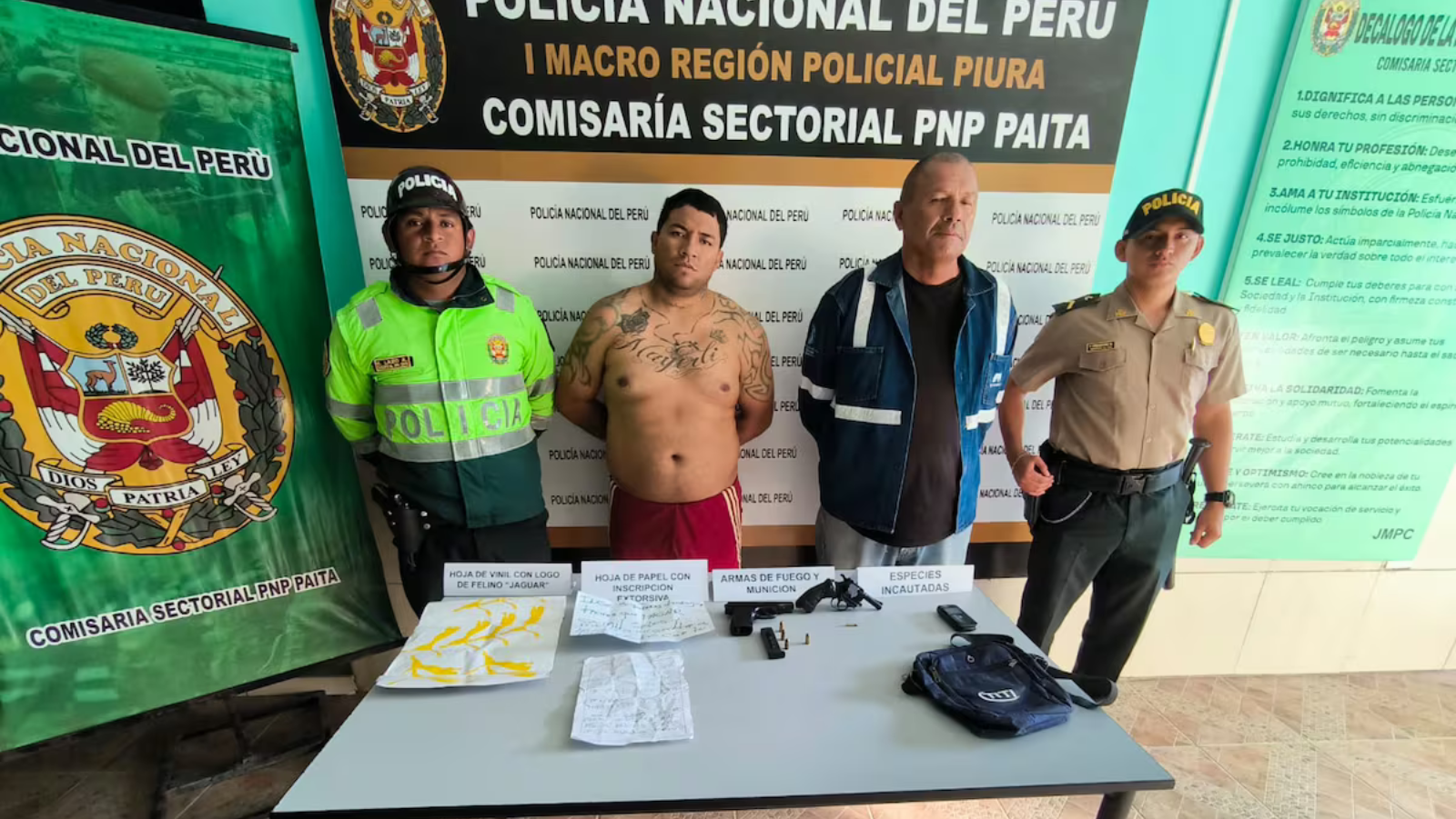Capturan a presuntos autores del triple crimen en bar de Paita banda criminal