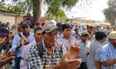 Agricultores marchan en Piura contra la Ley 31801 y exigen soluciones a la sequía