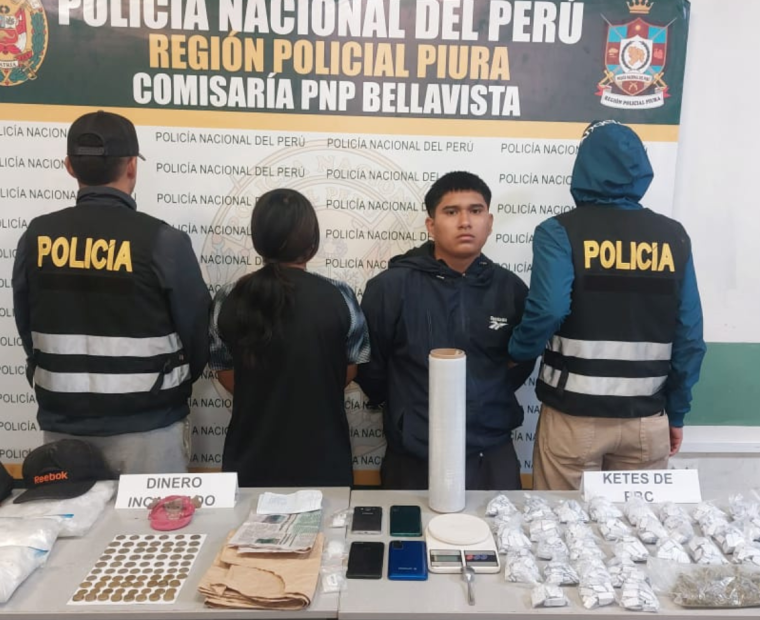 Operativo policial en Piura desmantela punto de microcomercialización de drogas