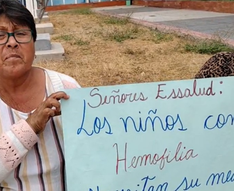 Piura: Familiares de pacientes con hemofilia exigen entrega de medicamentos para tratamiento