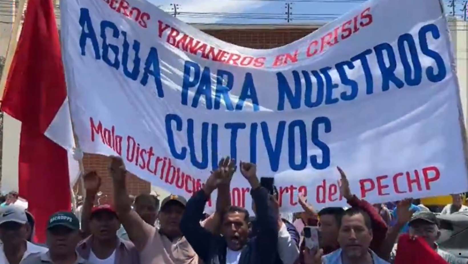 Agricultores del Valle del Chira exigen más agua para sus cultivos