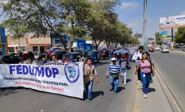 Piura: Fedumop realiza una marcha y rechaza paro del 13, 14 y 15 de noviembre