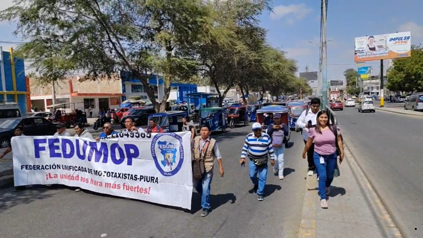 Piura: Fedumop realiza una marcha y rechaza paro del 13, 14 y 15 de noviembre