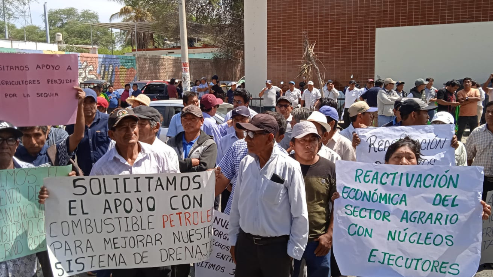Agricultores del Bajo Piura exigen solución inmediata a crisis hídrica