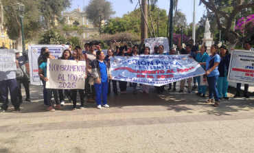 Piura: trabajadores CAS regular de Salud exigen nombramiento