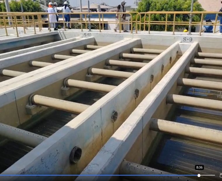 Planta de Curumuy reinicia sus operaciones de tratamiento de agua