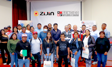 Sencico y Zijin – Río Blanco capacitan en seguridad laboral a trabajadores de construcción en Piura