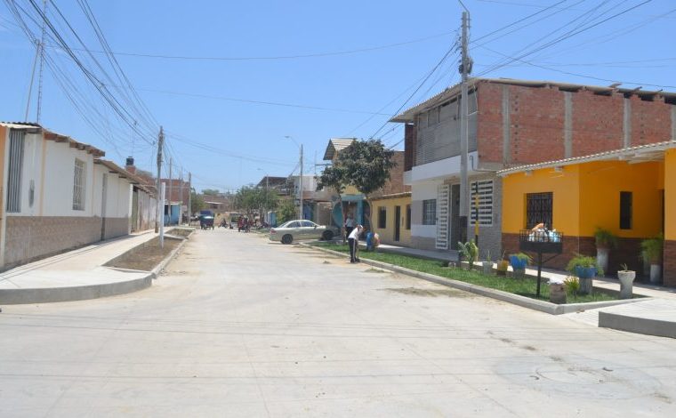 Piura: Avance del 90% en las pistas y veredas de La Primavera