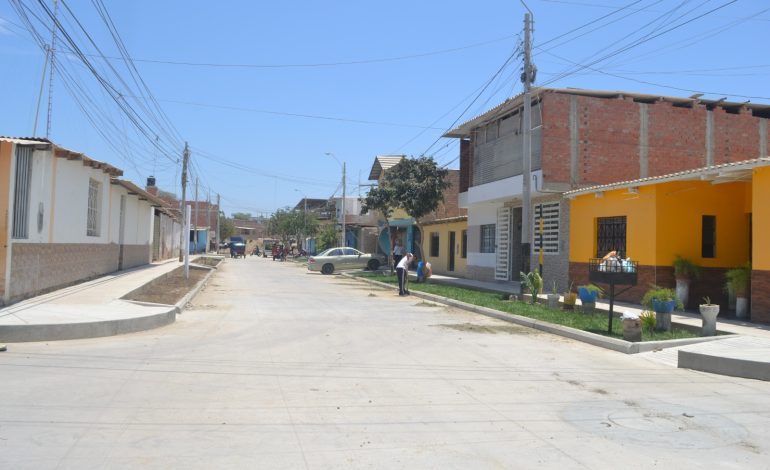 Piura: Avance del 90% en las pistas y veredas de La Primavera