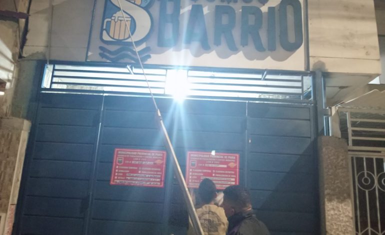 Piura: Tras balacera en “Somos Barrio” comuna clausuró definitivamente el local