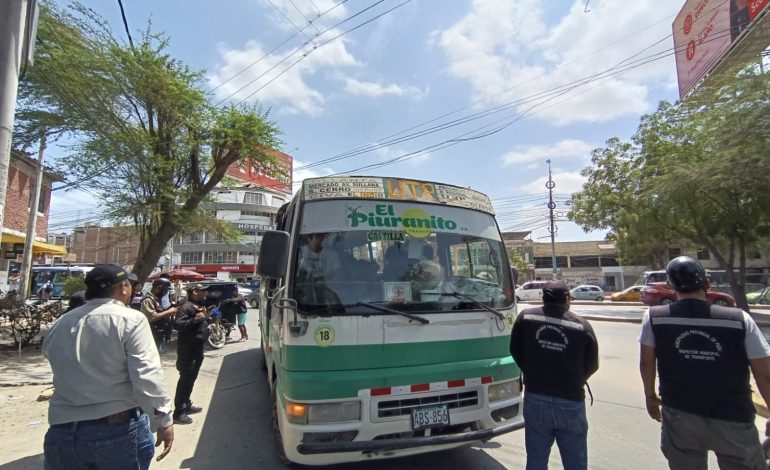 Piura: Empresas de transportes público operaban sin autorización municipal