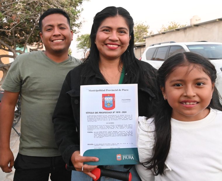 Piura: Familias del A.H. Ollanta Humala recibirán sus títulos de propiedad tras 15 años de espera