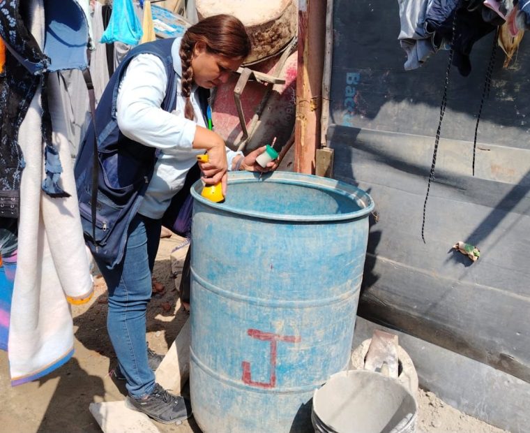 Avanza lucha contra el dengue en el distrito de Castilla