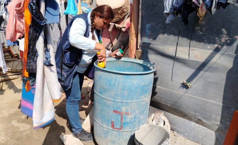 Avanza lucha contra el dengue en el distrito de Castilla