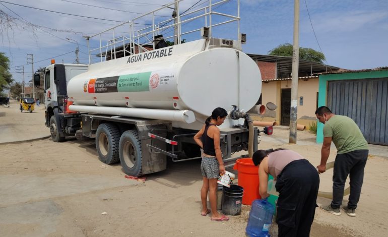 Ministerio de Vivienda asegura suministro de agua a centros de salud en Veintiséis de Octubre