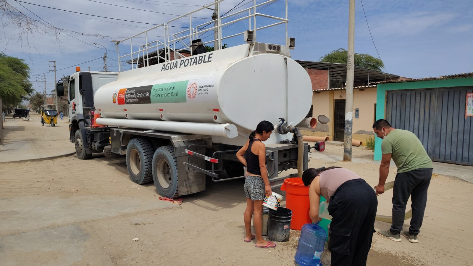 Ministerio de Vivienda asegura suministro de agua a centros de salud en Veintiséis de Octubre