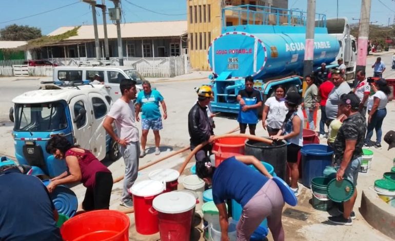 Piura: Refuerzan abastecimiento de agua potable en Talara con seis camiones cisterna