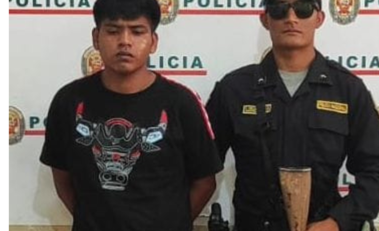 Piura: PNP logra a intervenir a sujeto sindicado de participar en un robo