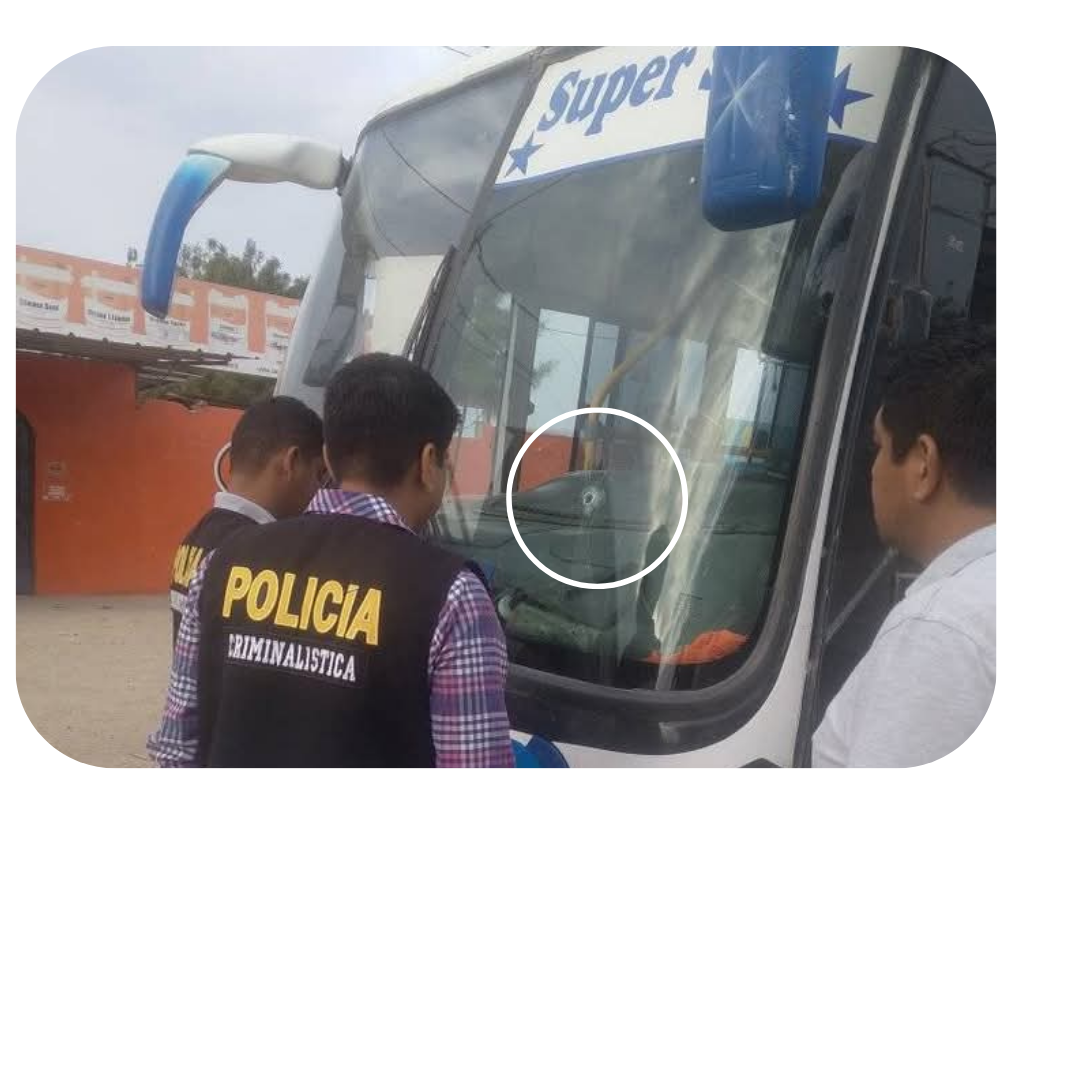 Piura: Disparan contra bus y chofer de empresa Súper Star en avenida Grau