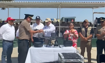 Piura: Ministro del Interior entrega nueve drones para reforzar el patrullaje policial