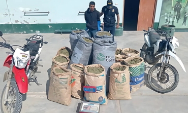 Piura: Cae sujeto con 120 kilos de marihuana destinados a Lambayeque