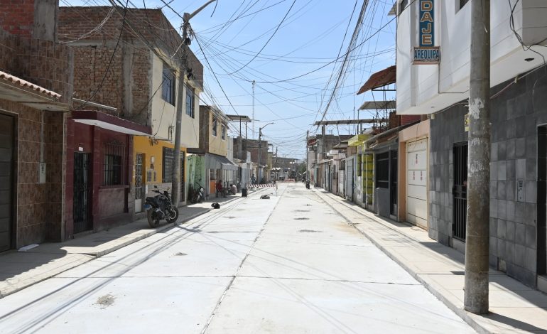 Piura: Pistas del Barrio Sur con 68% de avance estarán listas en enero del 2025