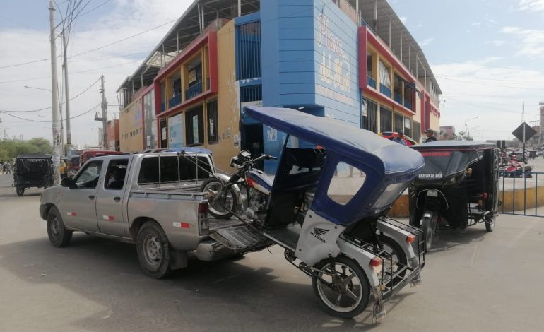 Piura: Se intervino a 11 mototaxis que circulaban en zonas restringidas del centro de la ciudad