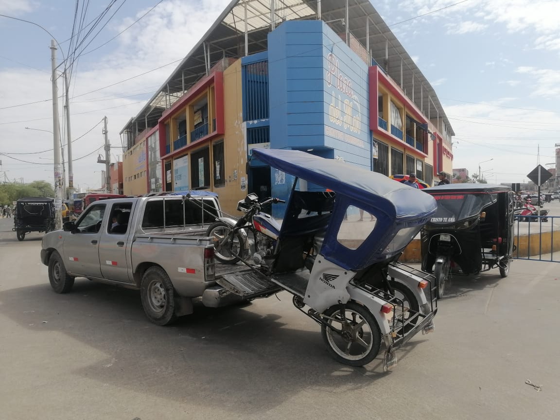 Piura: Se intervino a 11 mototaxis que circulaban en zonas restringidas del centro de la ciudad