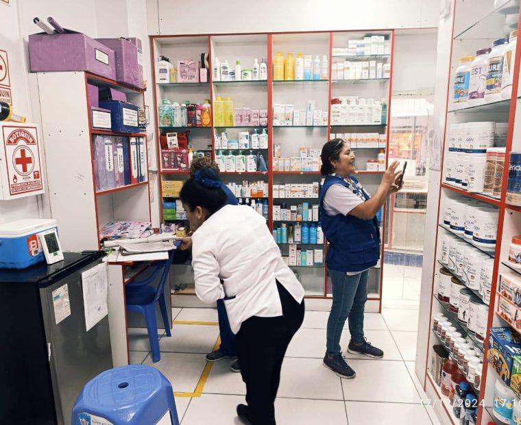 Piura: Diresa refuerza operativos en farmacias y boticas para garantizar la salud de la población