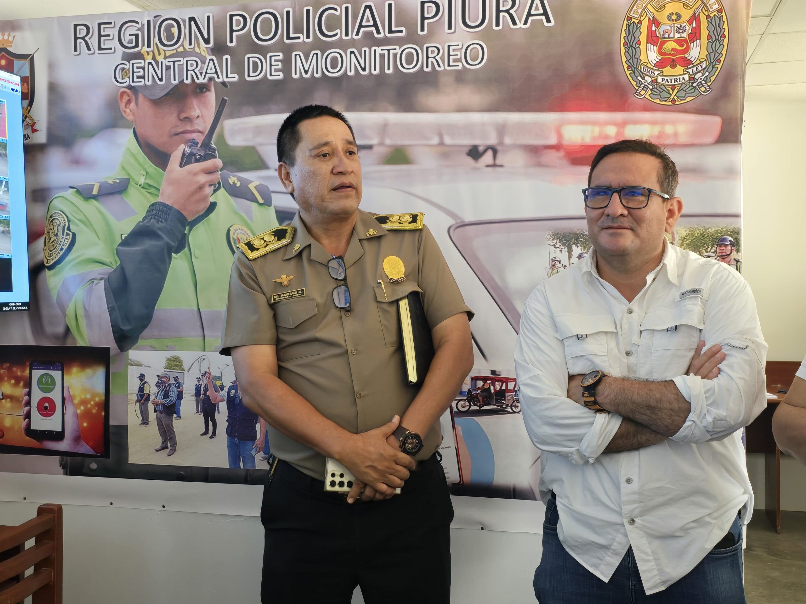 Piura: General Farías Zapata dijo que el alcalde Gabriel Madrid firmó su permanencia