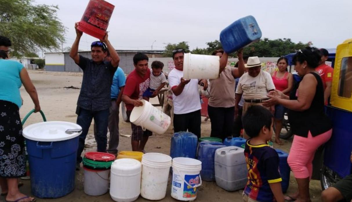 Piura: Vecinos protestan por falta de agua en Tacalá y bloquean la avenida Guardia Civil