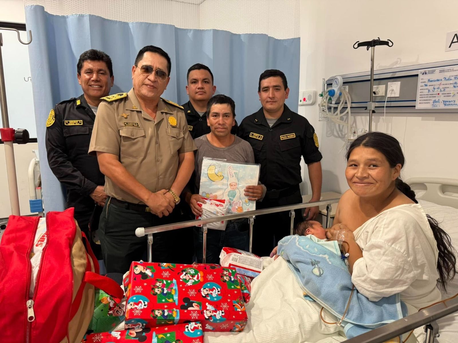 Piura: Policías de Frías ayudan en parto y reciben agradecimiento por su solidaridad