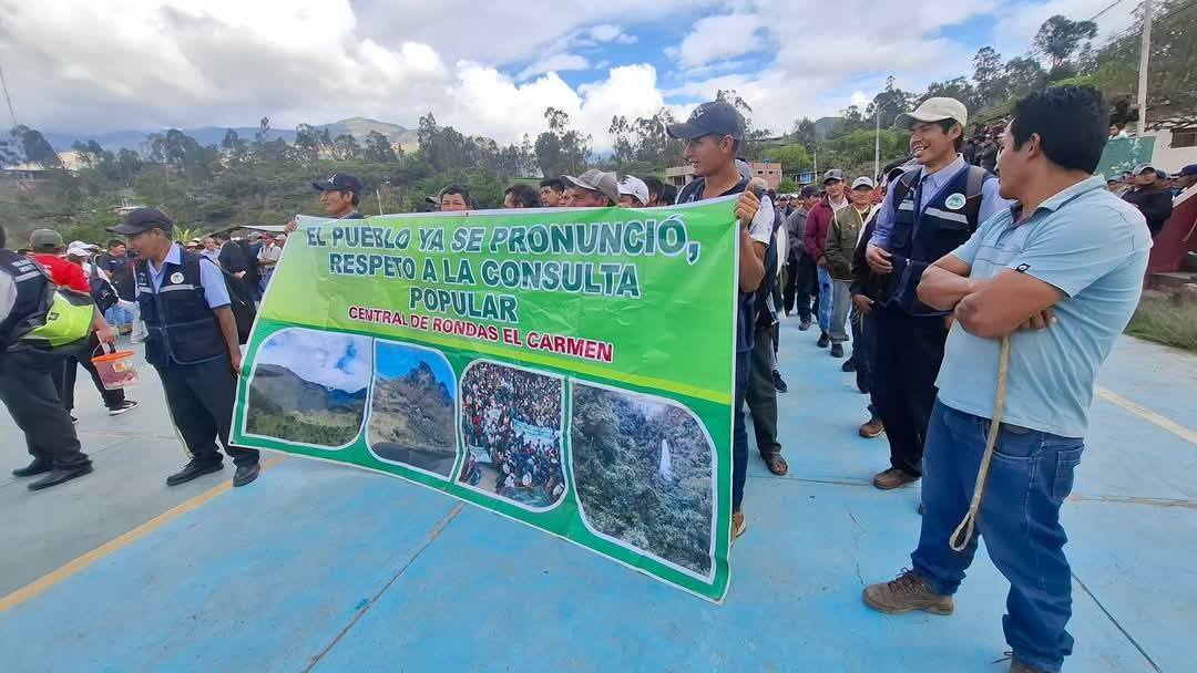 Piura: Miles de ronderos y pobladores de Huancabamba rechazan proyecto minero de Río Blanco