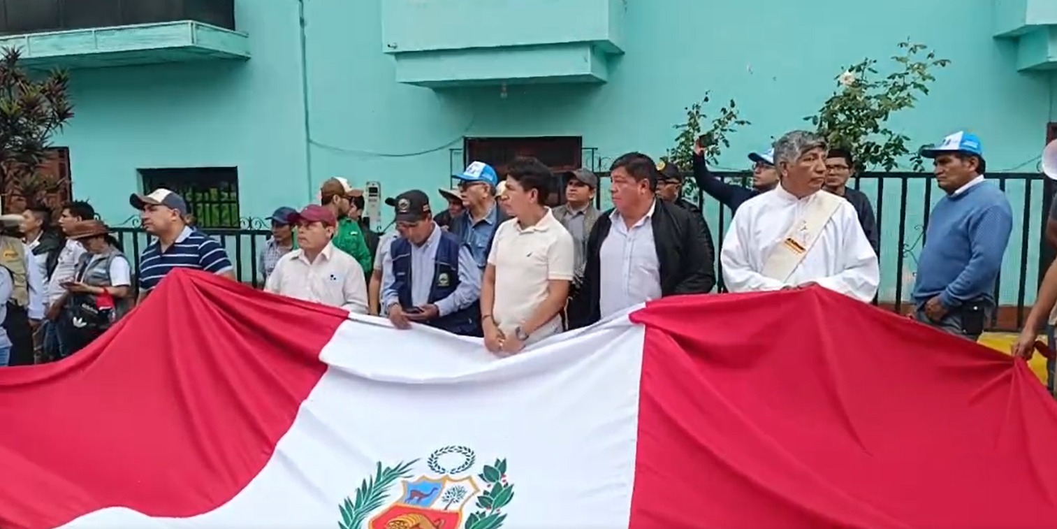 Ronderos de Huancabamba se movilizan para exigir no ser perseguidos por la Fiscalía y Poder Judicial