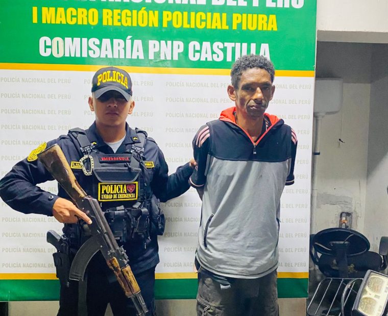 Piura: Detienen a sujeto por robo del busto de Miguel Grau en Castilla