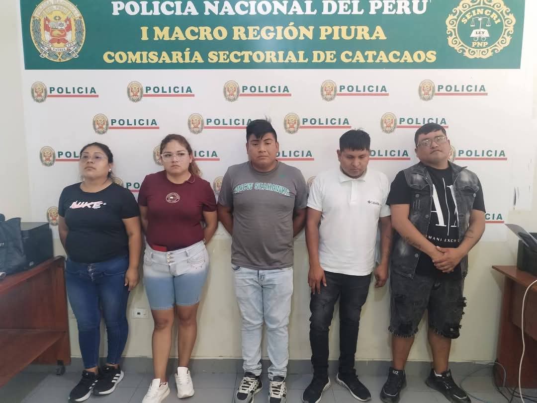 Piura: Capturan a banda criminal que asaltaba a pasajeros en buses de transporte público