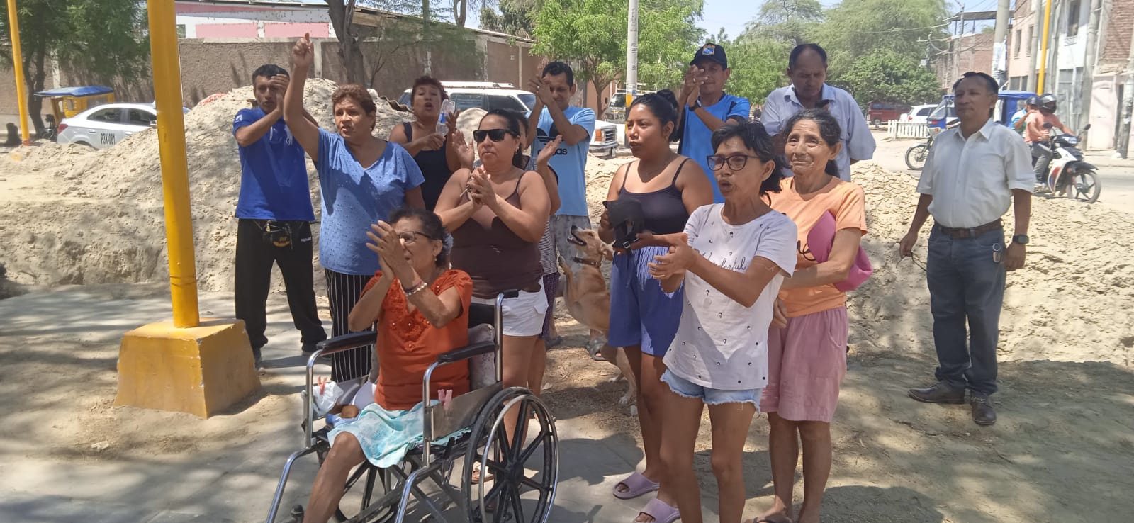 Vecinos de la urbanización San José exigen a la comuna de VDO terminar la obra de agua