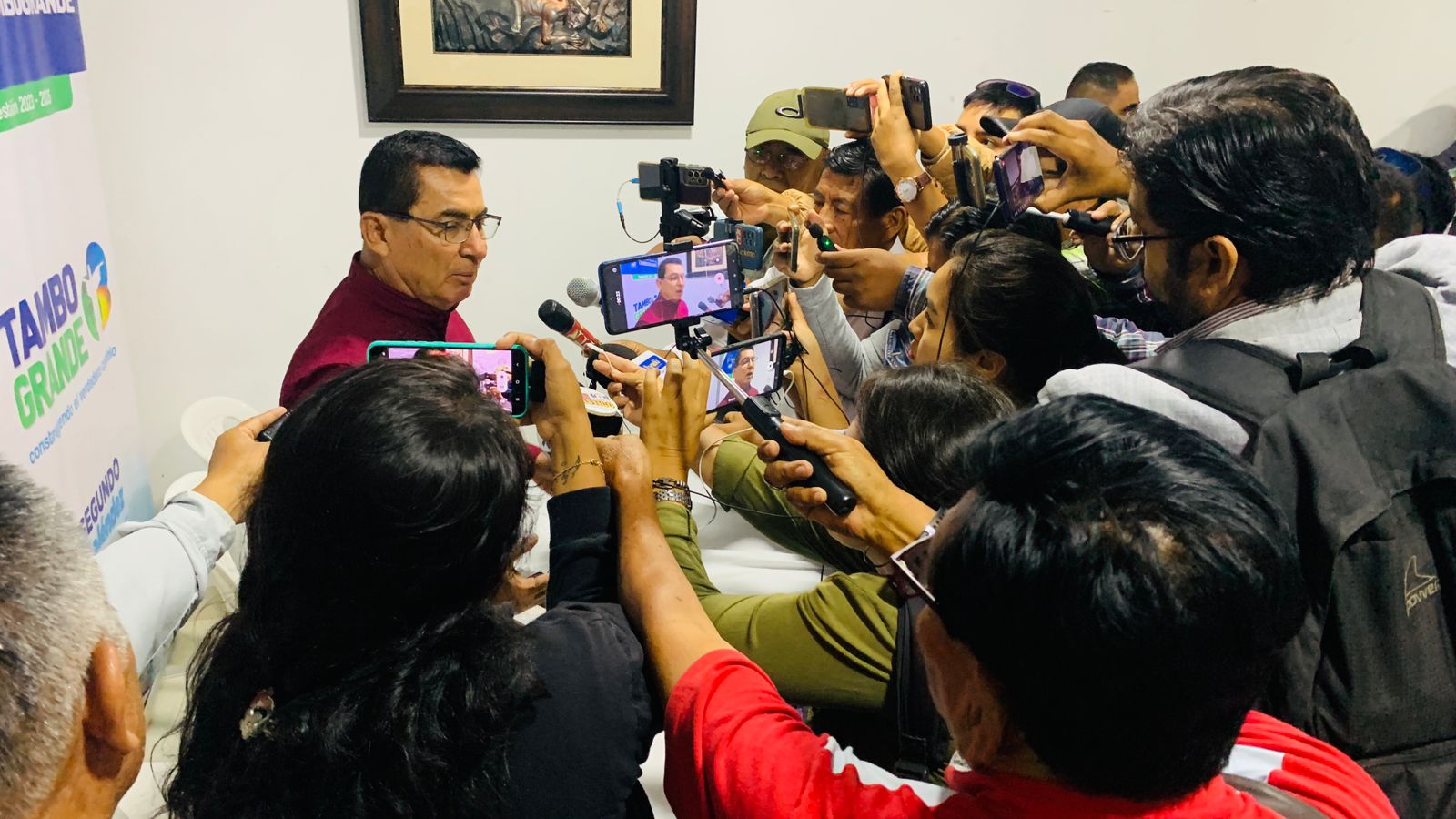 Piura: alcalde de Tambogrande acudió a la Fiscalía para responder por supuesto acto de corrupción