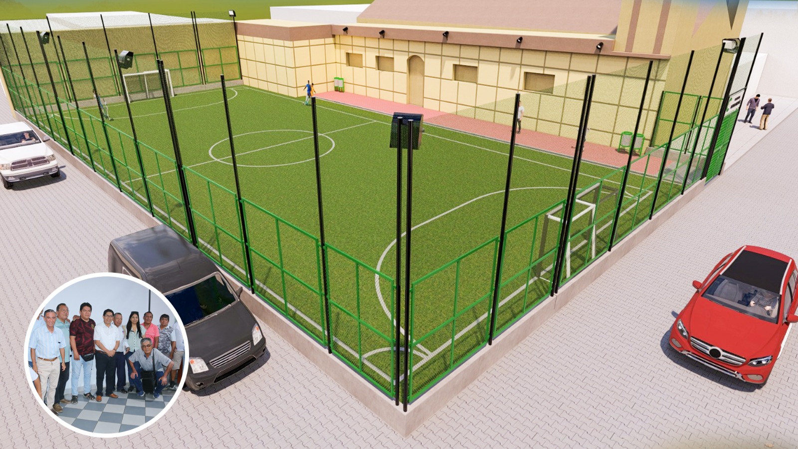 Piura: sector Cruz de Chalpón tendrá moderna cancha de grass sintético