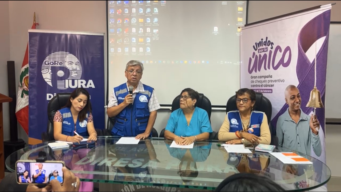 Lanzan campaña “Unidos por lo Único” para prevenir el cáncer en la región Piura