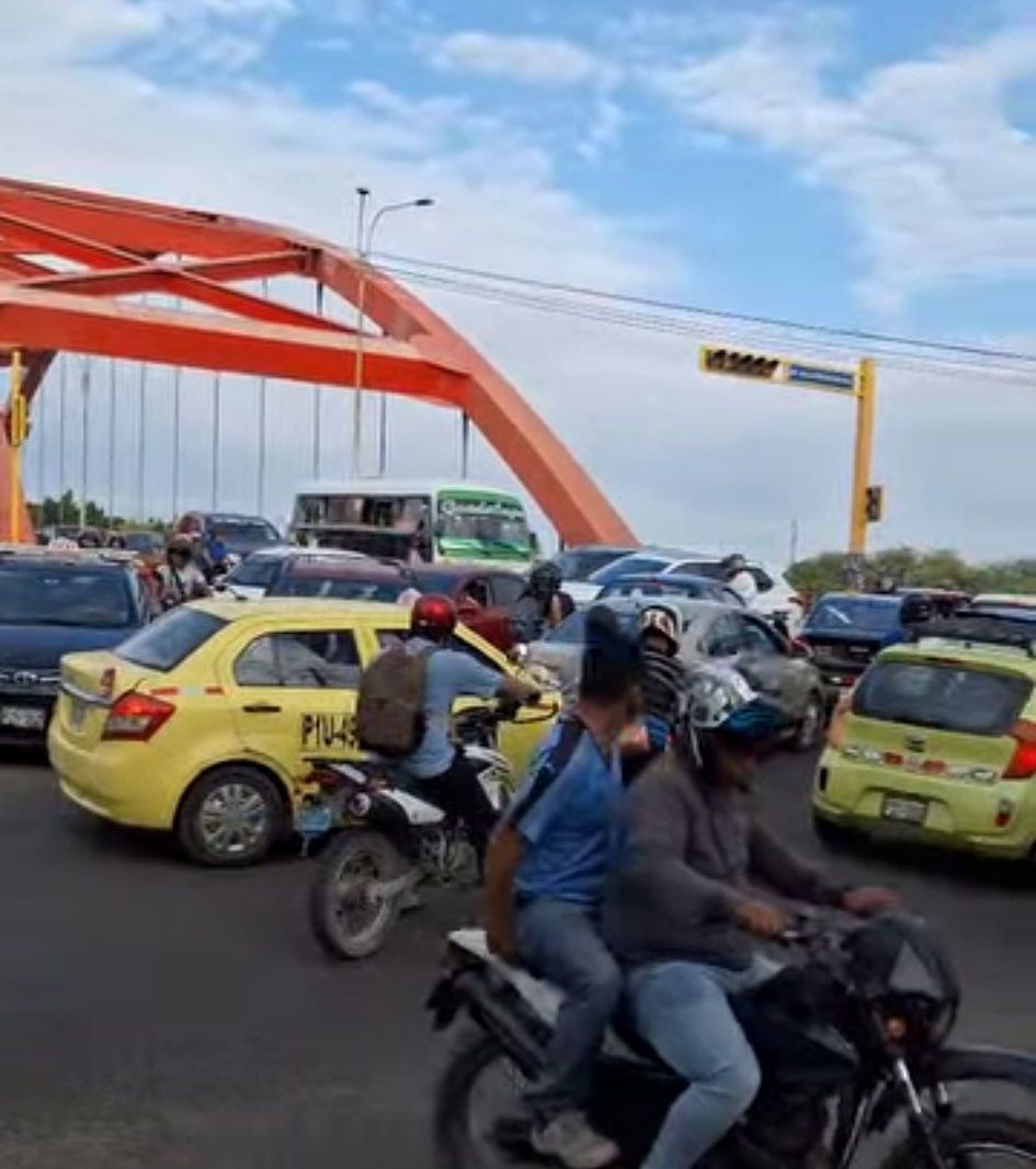 Piura: Irresponsable cierre del Puente Sánchez Cerro generó caos y congestión