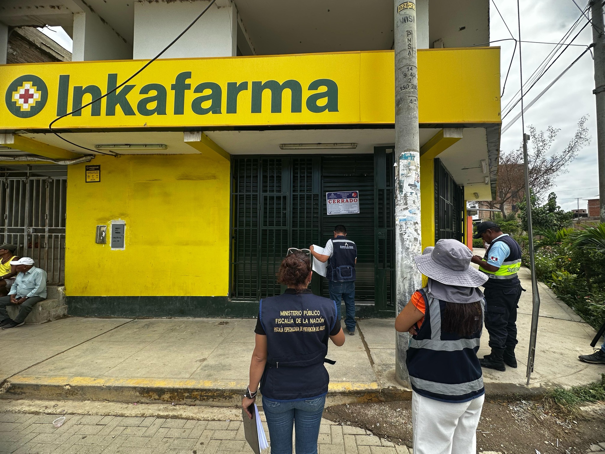 Sullana: Clausuran temporalmente botica Inkafarma de Ignacio Escudero